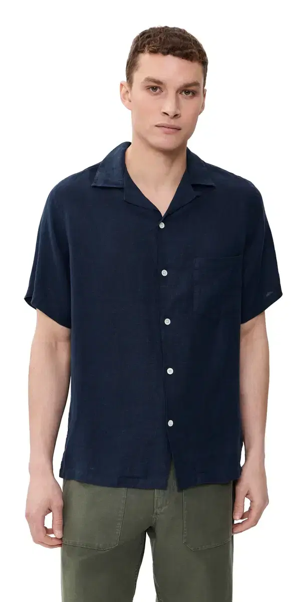 inen Camp Collar Shirt Navy