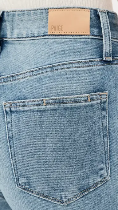 PAIGE Anessa Jeans with Twisted Outseam Panel and Raw Hem 31 Explorer | Thumbnail 6 PAIGE Anessa Jeans with Twisted Outseam Panel and Raw Hem 31 Explorer | Thumbnail 6