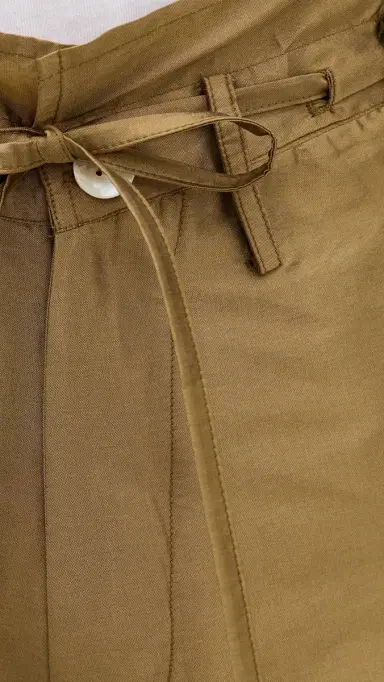 CHAN LUU Techno Taffeta Barrel Pants Bronze | Thumbnail 6
