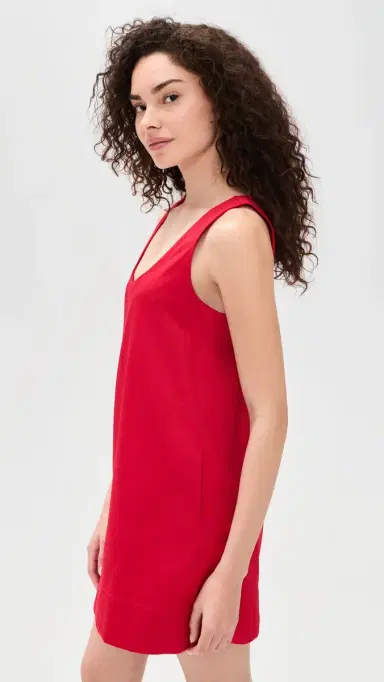 Joe's Jeans The Scoop Neck Mini Dress Cherry Red | Thumbnail 4 Joe's Jeans The Scoop Neck Mini Dress Cherry Red | Thumbnail 4