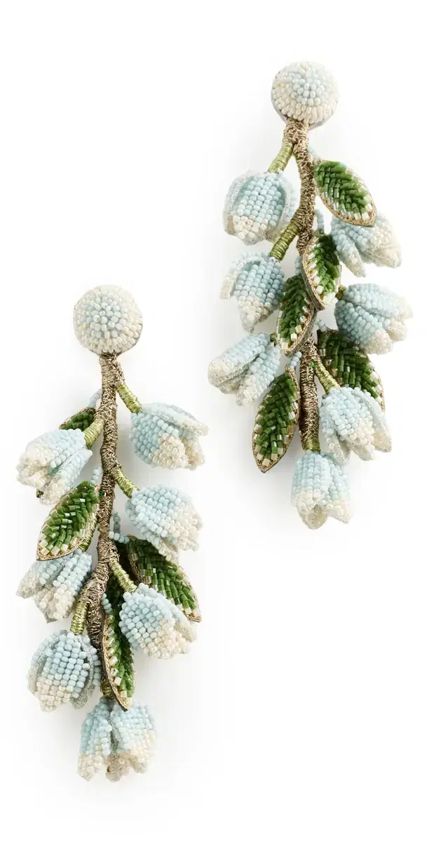 Madelief Earrings Baby Blue One Size