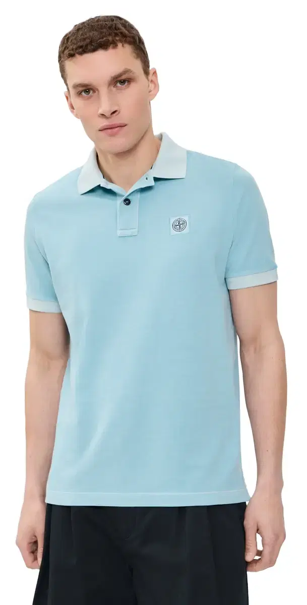 Garment Dye Polo Dust Blue