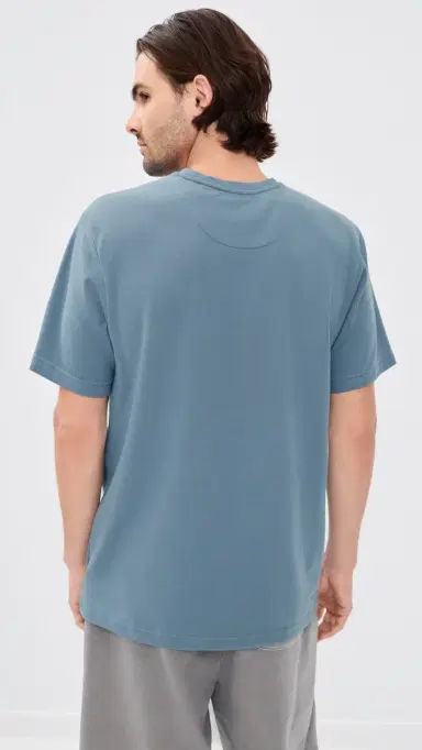 Polo Ralph Lauren Underwear Feather Weight Mesh Pocket Crew Tee Bluestone/Cruise Navy PP | Thumbnail 3