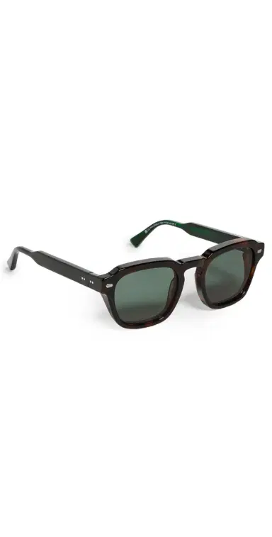 Jimmy Fairly Mitch Sunglasses Brown Tortoiseshell One Size | Thumbnail 1