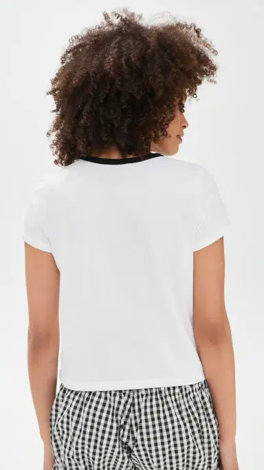 Sunny Somewhere New York Ringer Tee White / Black M | Thumbnail 4 Sunny Somewhere New York Ringer Tee White / Black M | Thumbnail 4