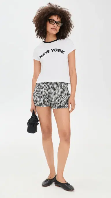 Sunny Somewhere New York Ringer Tee White / Black M | Thumbnail 6 Sunny Somewhere New York Ringer Tee White / Black M | Thumbnail 6