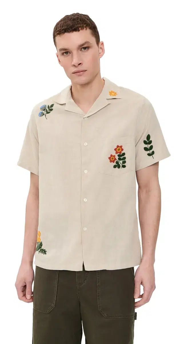 pring Embroidery Camp hirt Raw