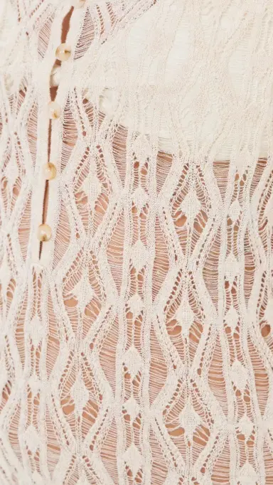 Las Sureñas Caramel Knitted Dress | Thumbnail 6