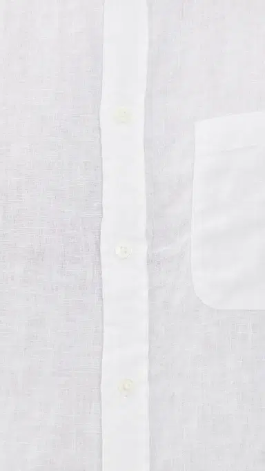 Portuguese Flannel Linen Shirt White | Thumbnail 6