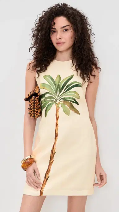 Dress To Tropical Print Mini Dress Tropical Print | Thumbnail 2