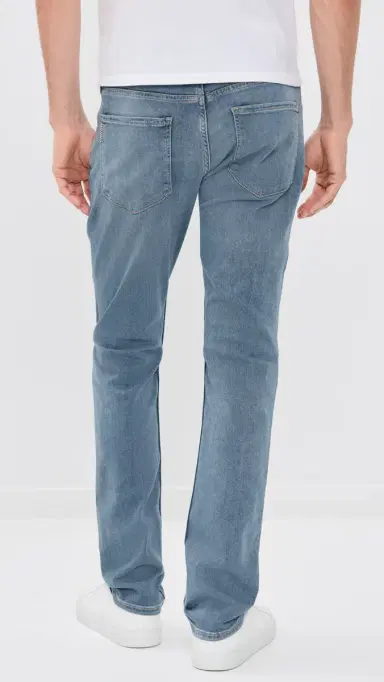 PAIGE Federal Transcend Slim Straight Jeans Judkins | Thumbnail 3