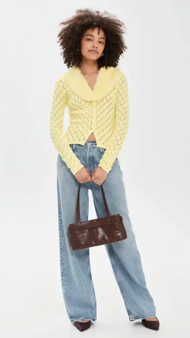 House of Sunny Vanilla Peggy Cardigan Butter 6 | Thumbnail 5