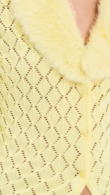 House of Sunny Vanilla Peggy Cardigan Butter 6 | Thumbnail 6