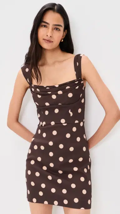 Rebecca Vallance Vivianne Mini Dress Polka Dot | Thumbnail 2
