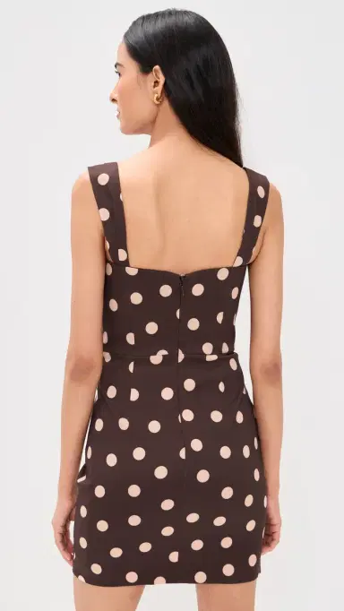 Rebecca Vallance Vivianne Mini Dress Polka Dot | Thumbnail 3