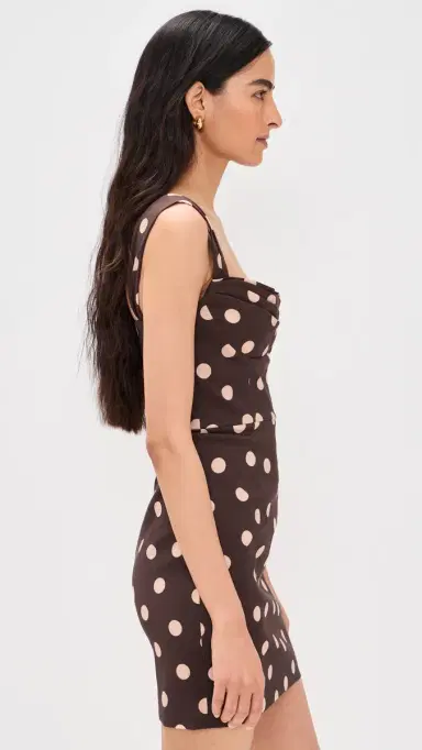 Rebecca Vallance Vivianne Mini Dress Polka Dot | Thumbnail 4
