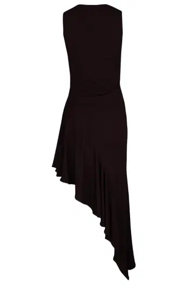 Alaïa Asymetrical Flowing Dress | Thumbnail 2