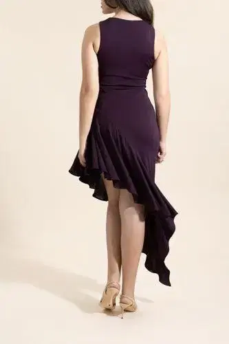 Alaïa Asymetrical Flowing Dress | Thumbnail 5