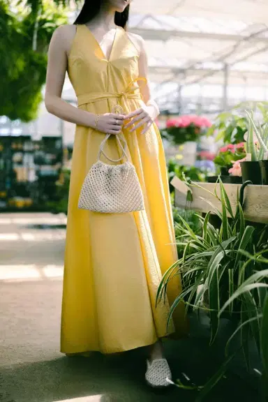 Brunello Cucinelli Belted Maxi Dress | Thumbnail 4