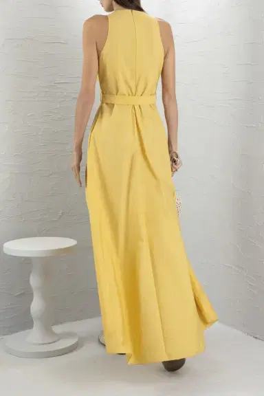 Brunello Cucinelli Belted Maxi Dress | Thumbnail 7