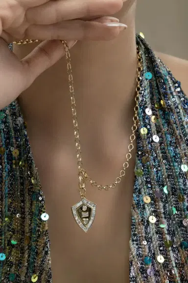 MONICA RICH KOSANN Design Your Own Large Link Chain Necklace | Thumbnail 3