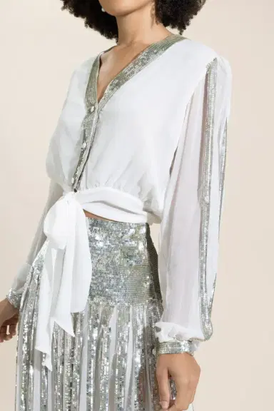 Temperley London Filigree Blouse | Thumbnail 3