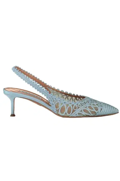 Aquazzura Kahlo Slingback 50 - Light Blue | Thumbnail 1 Aquazzura Kahlo Slingback 50 - Light Blue | Thumbnail 1