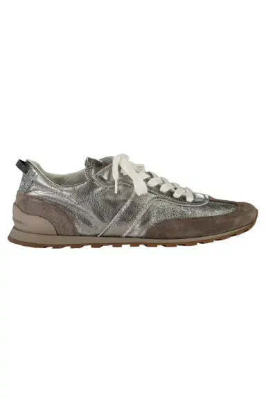 Brunello Cucinelli Metallic Printed Runners | Thumbnail 1 Brunello Cucinelli Metallic Printed Runners | Thumbnail 1