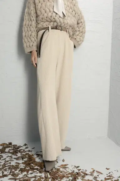 Brunello Cucinelli Soft Barrel Pant | Thumbnail 3