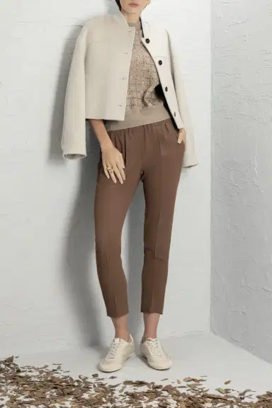 Brunello Cucinelli Stretch Tab Pant - Date | Thumbnail 2