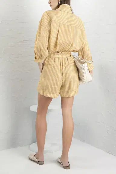 Brunello Cucinelli Stripe Relaxed Summer Shirt | Thumbnail 4