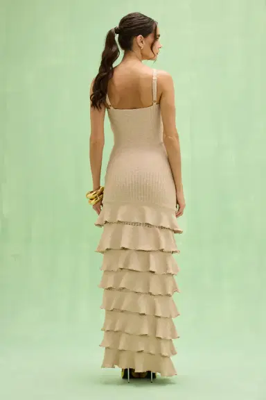 PatBo STELLA MESH MAXI DRESS | Thumbnail 4
