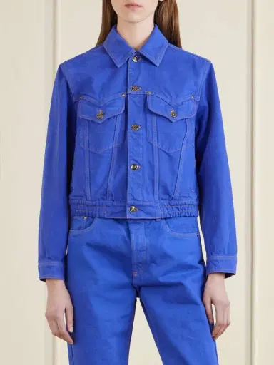 Versace Cotton Trucker Jacket | Thumbnail 3