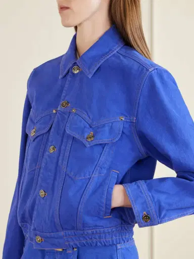 Versace Cotton Trucker Jacket | Thumbnail 5