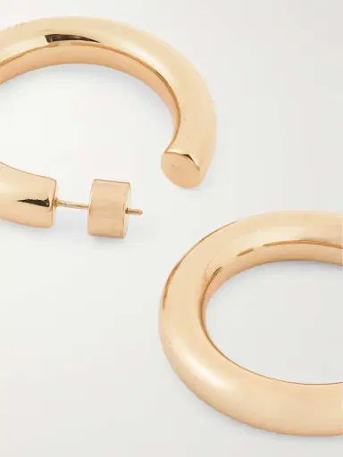 Jennifer Fisher Samira Mini Gold-tone Hoop Earrings | Thumbnail 3