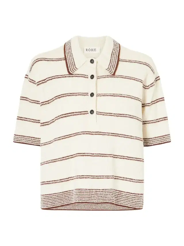 Striped Organic Cotton-blend Terry Polo Shirt