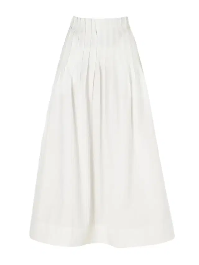 Pleated Cotton-poplin Maxi Skirt Pleated Cotton-poplin Maxi Skirt