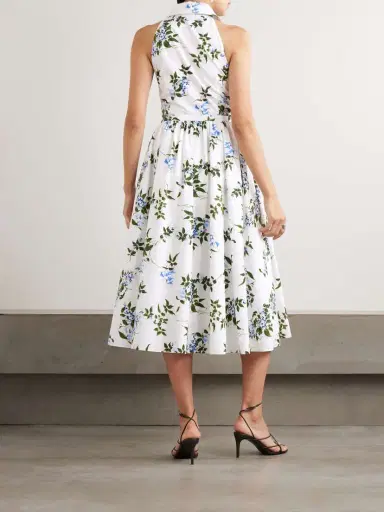 Emilia Wickstead Norika Belted Floral-print Cotton-poplin Midi Shirt Dress | Thumbnail 3 Emilia Wickstead Norika Belted Floral-print Cotton-poplin Midi Shirt Dress | Thumbnail 3