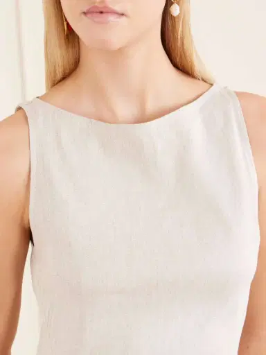 Staud Linen-blend Maxi Dress | Thumbnail 4 Staud Linen-blend Maxi Dress | Thumbnail 4