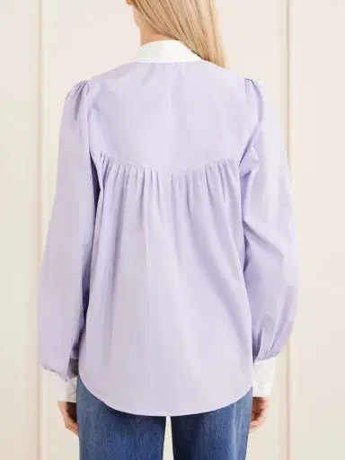 MAISON MAYLE Val D'isere Striped Cotton Blouse | Thumbnail 3 MAISON MAYLE Val D'isere Striped Cotton Blouse | Thumbnail 3