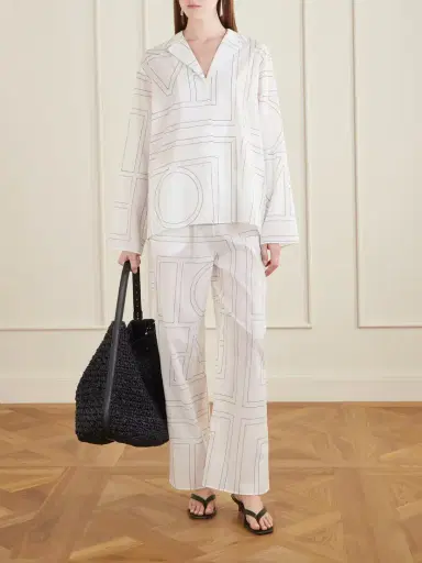 TOTEME Belted Raffia Tote | Thumbnail 3 TOTEME Belted Raffia Tote | Thumbnail 3