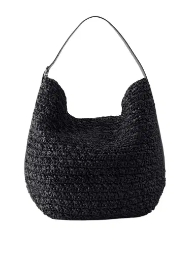 TOTEME Belted Raffia Tote | Thumbnail 1 TOTEME Belted Raffia Tote | Thumbnail 1