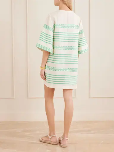 Lemlem Belkis Striped Cotton Caftan | Thumbnail 3 Lemlem Belkis Striped Cotton Caftan | Thumbnail 3