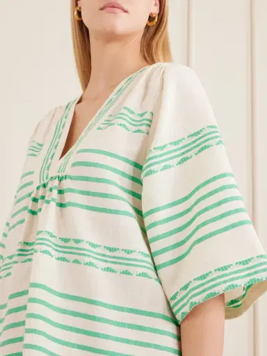 Lemlem Belkis Striped Cotton Caftan | Thumbnail 4 Lemlem Belkis Striped Cotton Caftan | Thumbnail 4