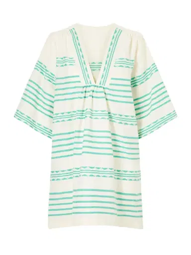 Lemlem Belkis Striped Cotton Caftan | Thumbnail 1 Lemlem Belkis Striped Cotton Caftan | Thumbnail 1