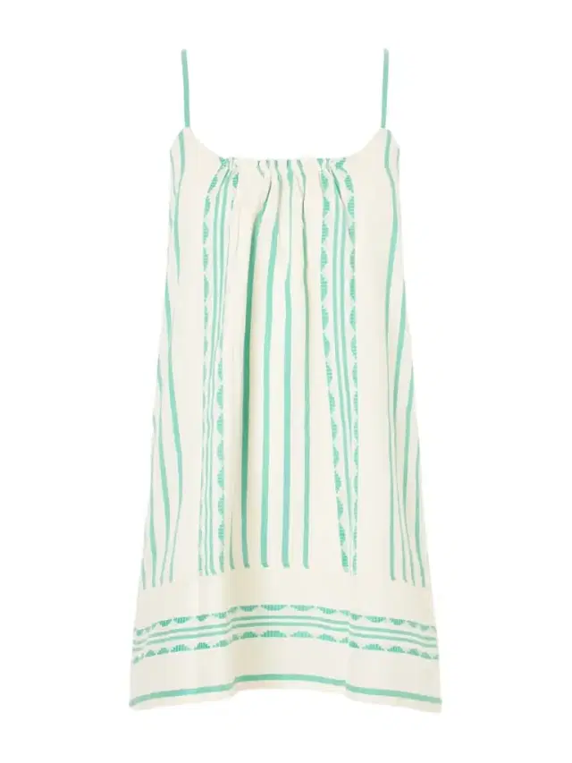 Lemlem Zina Striped Cotton Mini Dress