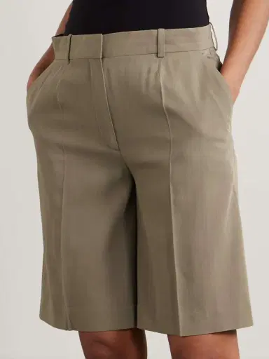 TOTEME Grain De Poudre Shorts | Thumbnail 3 TOTEME Grain De Poudre Shorts | Thumbnail 3