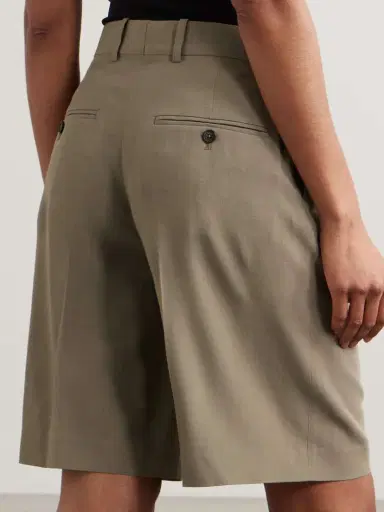 TOTEME Grain De Poudre Shorts | Thumbnail 4 TOTEME Grain De Poudre Shorts | Thumbnail 4