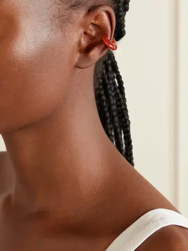 Sophie Buhai Carnelian Discus Ear Cuff | Thumbnail 2