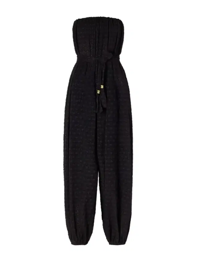 Eres Silk And Cotton-blend Jacquard Jumpsuit